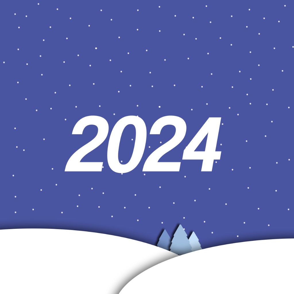 Social — Winter 2024 typographic post