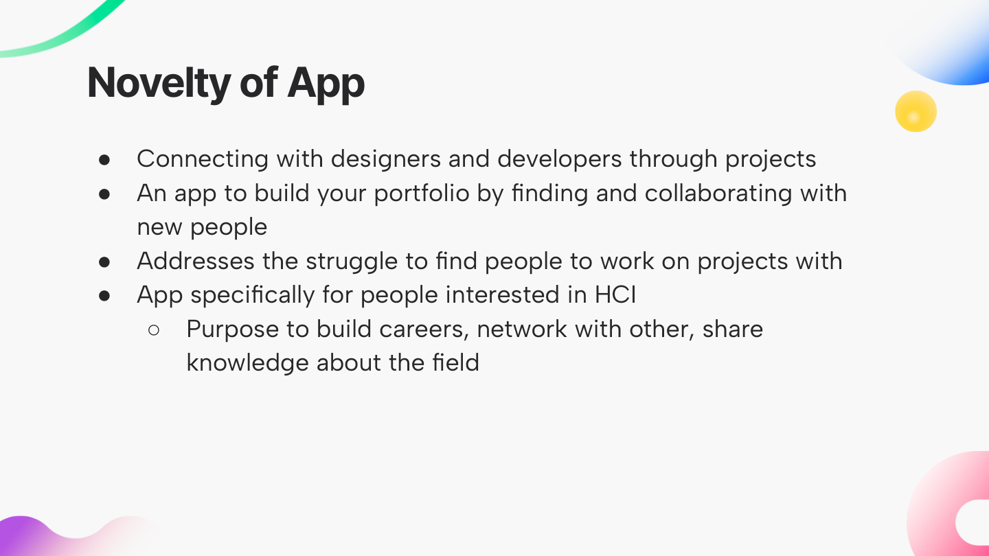 Final — Product novelty: portfolio building, matching, and HCI focus