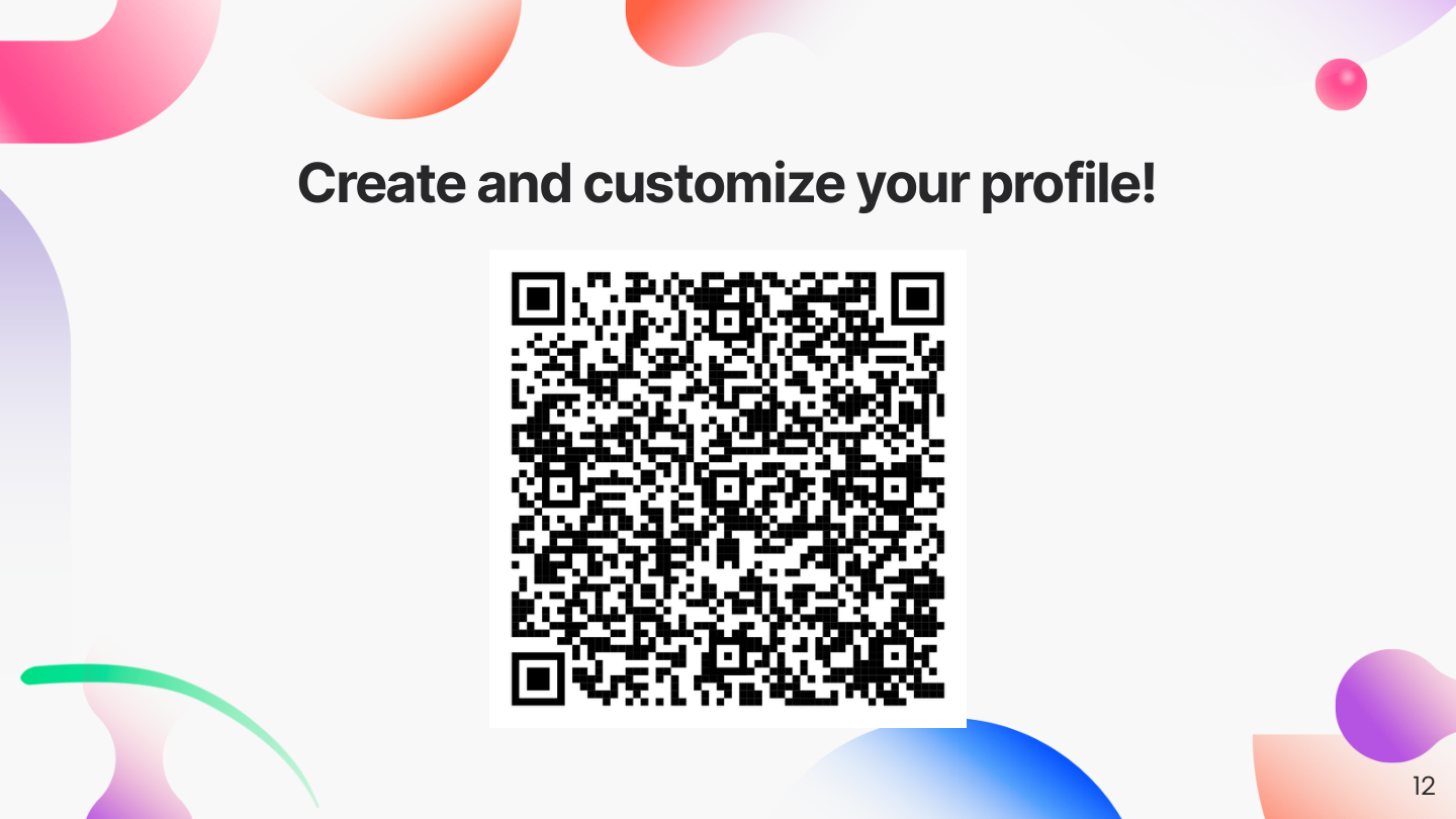 Phase III — Prototype: create and customize profile